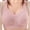 Pink, variant on Women's Lace Wireless Bra with Wide Strap Lace Frame, Longline Underband, Soft Lift Lightly Lined Bra for Everyday Wear