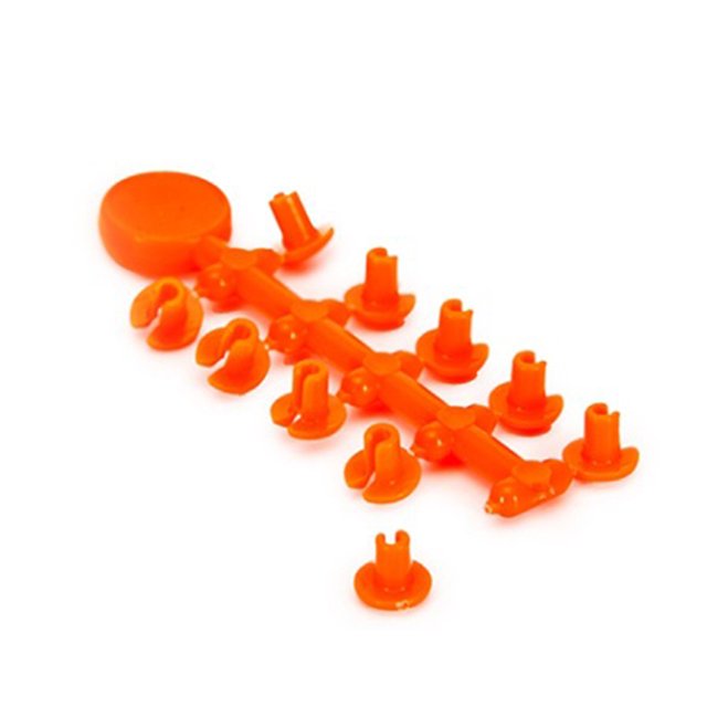 Naiovety Paquete de 10 Mini tapas de señuelos de pesca, Terminal de cebo de pescado, Manual para principiantes, gancho de agua dulce y salada, Pescar Rojo Naiovety OD025632-01