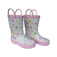thumbnail image 2 of Foxfire FOX-600-52-9 Childrens Pastel Posies Rain Boot - Size 9, 2 of 2