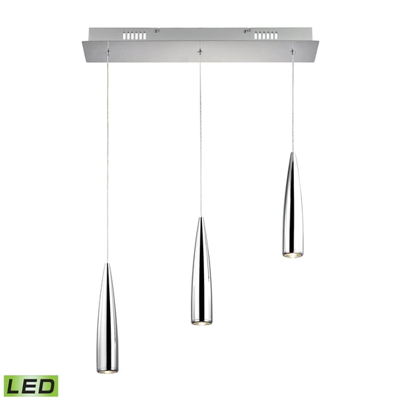 Elk Home 5-Inch Wide Century Mini Pendant, Modern/Modern, Chrome