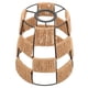 thumbnail image 1 of Pendant Lamp Shade Chinese Style Rope And Iron Lampshade Khaki 18x18cm Light Diffusion 1Pack, 1 of 4