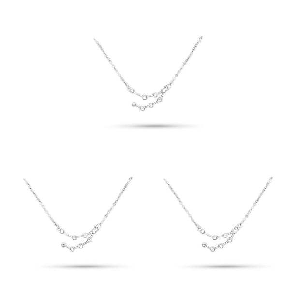 Qarigey Collar de amistad con diamantes de imitación con tema de constelación Ins creativo con tarjeta de exhibición colgante de cadena de joyería Type1 NO1 Qarigey CBP198415