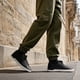 thumbnail image 5 of Zapatillas casuales para hombre Bruno Marc negras con cordones, 5 of 9