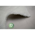 thumbnail image 4 of A&E Bath and Shower Faux Fur 72"x48" Plush Contemporary Fabric Rug in Ivory, 4 of 4