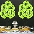 thumbnail image 7 of PMU 25 Pcs Graduation Balloons PartyTex 11 inch Premium Lime Green with All-Over Print Black Grad Caps-Confetti and Streamers Graduation Party Decorations, 7 of 7