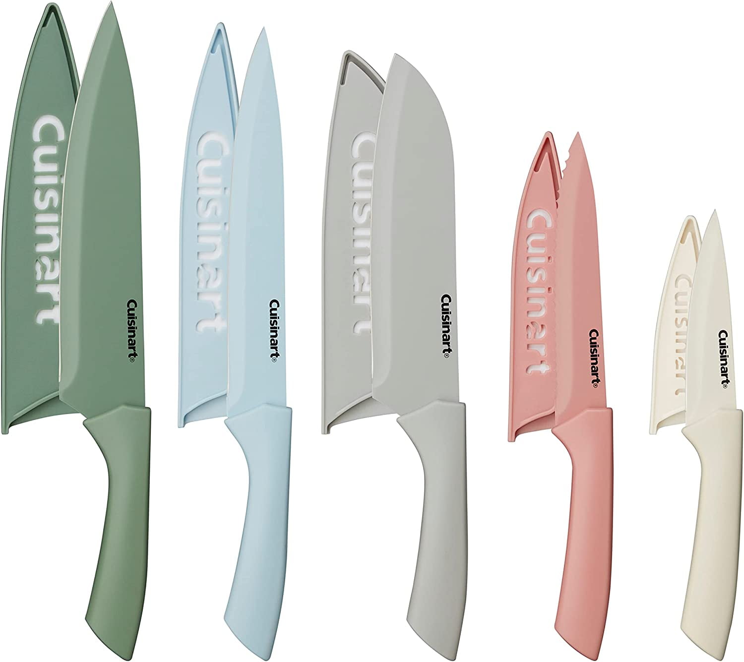 Cuisinart 10pc Ceramic Coated Color Knife Set - Pink for BCRF, C55