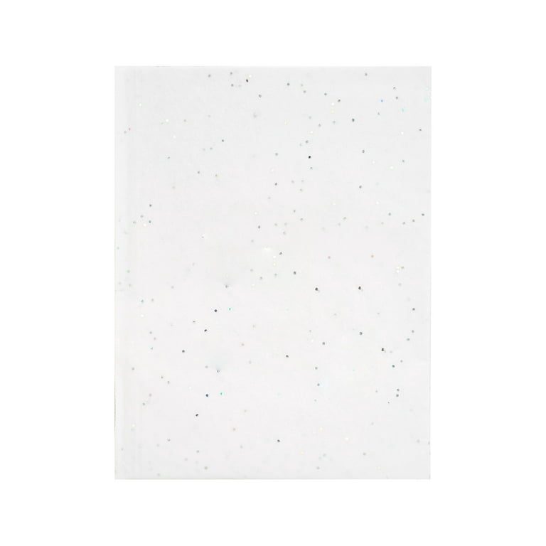 Silver Stars Patterned Tissue Paper - 50cm x 80cm Sheets - 20 Sheets