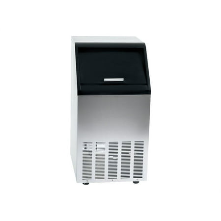 Orien FS-65IM - Ice cube maker - width: 16.5 in - depth: 21.4 in - height: 32.5 in - black/stainless steel