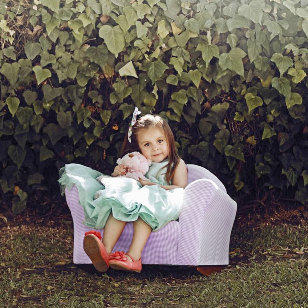 Keet Roundy Children's Gingham Rocking Chair, Multiple Colors