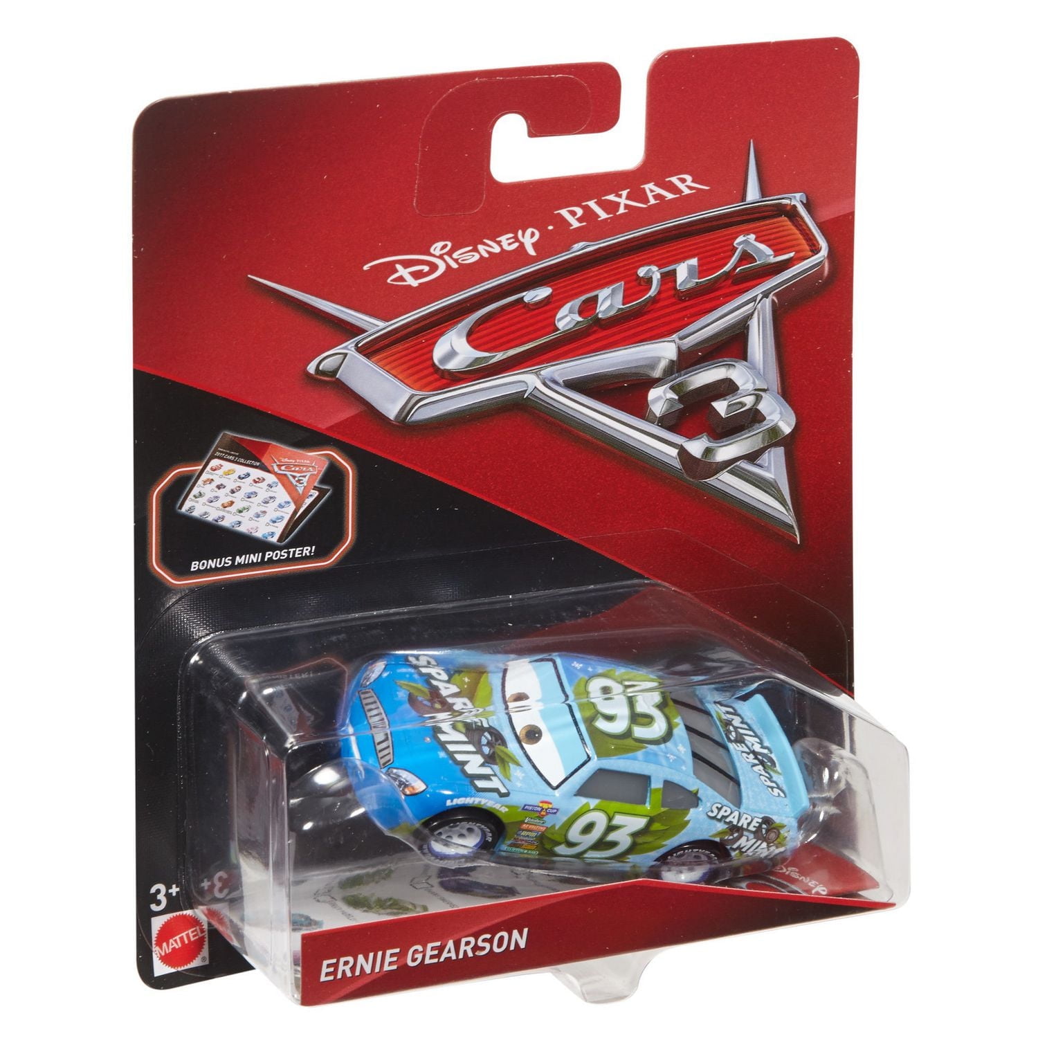 ERNIE GEARSON NO.93 (SPARE O MINT) CARS3版