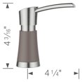 thumbnail image 2 of Artona Soap Dispenser - PVD Steel/Volcano Gray, 2 of 2