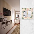 thumbnail image 5 of Yayeee Rocker Switch Wall Plate 1-Gang 4.6"x2.9" Home Decorative Outlet Cover, Pastel Pink Stars, 5 of 6