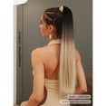 thumbnail image 2 of Extension de Cheveux Queue de Cheval Longue Droite pour Femmes, Perruque Queue de Cheval Naturelle 26 Pouces pour Usage Quotidien, 2 of 8
