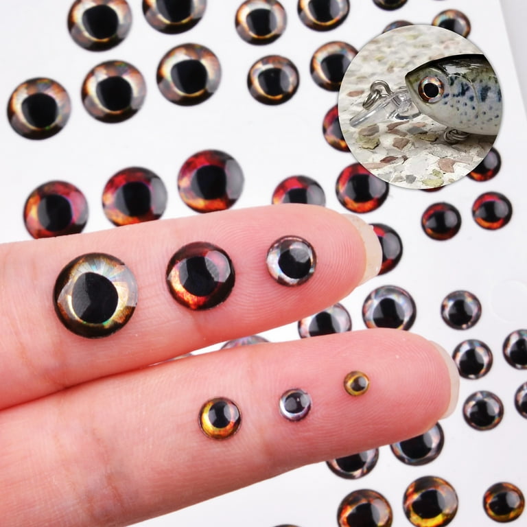 3d eyes for fishing lures Lure These 3 Fishing Eyes for Lures3D/4D Fly