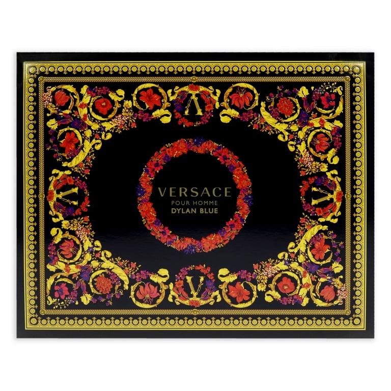 Dylan Blue by Versace for Men 3 Pc Gift Set 3.4oz EDT Spray 2.5
