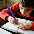 thumbnail image 1 of 2026 Cute Cartoon Erasable Pen, Character Design with Friction Ink, Fun Writing Tool for Kids to Correct Mistakes, Smooth 0.5mm Tip for School Notes - Purple, 1 of 8