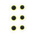 thumbnail image 1 of Gafas de girasol, divertidas gafas de payaso para adultos, disfraz de película de terror para verano, playa, piscina, fiesta, Halloween, cosplay., 1 of 8