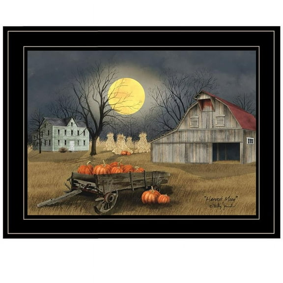Harvest Moon By Billy Jacobs Printed Framed Wall Art Wood Multi-Color
