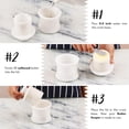 thumbnail image 7 of Radicaln Marble Butter Keeper With Lid 4 inches White Handmade Stone Butter Dish for Gifts and Kitchen Counter Décor, French Butter Crock With Water and Butter Container, Spreadable Butter Holder, 7 of 7