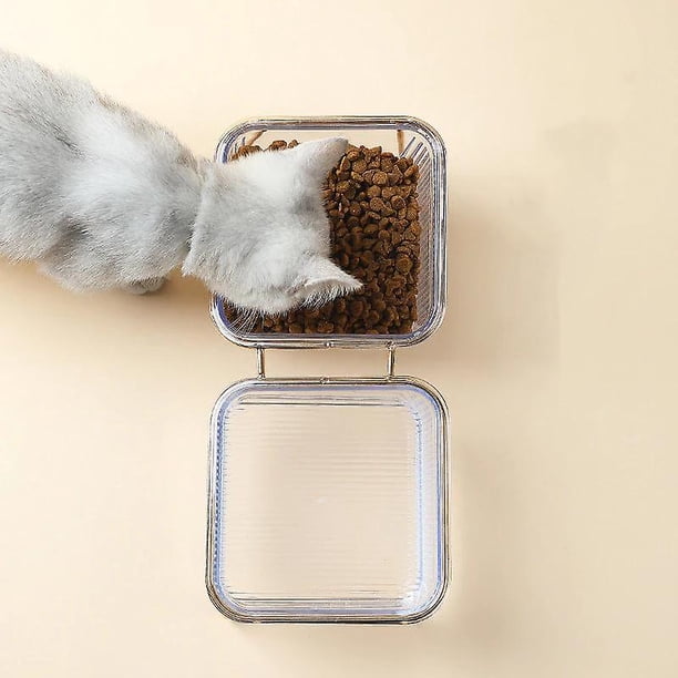 Tazón antideslizante para mascotas, alimento para gatos, tazón de agua para gatos, tazón doble para gatos, tazón para perros, comedero para mascotas, comedero para gatos y perros ShuxiuWang 8390606139887