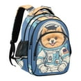 thumbnail image 2 of ALAZA Puppy Dog Astronaut School Backpack Elementary Bag Bookbag Travel Rucksack, 2 of 6