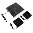thumbnail image 5 of 12W 12V Solar Panel Powered Fan Efficient Energy Conversion Solar Panel Dual Fan Kit, 5 of 5