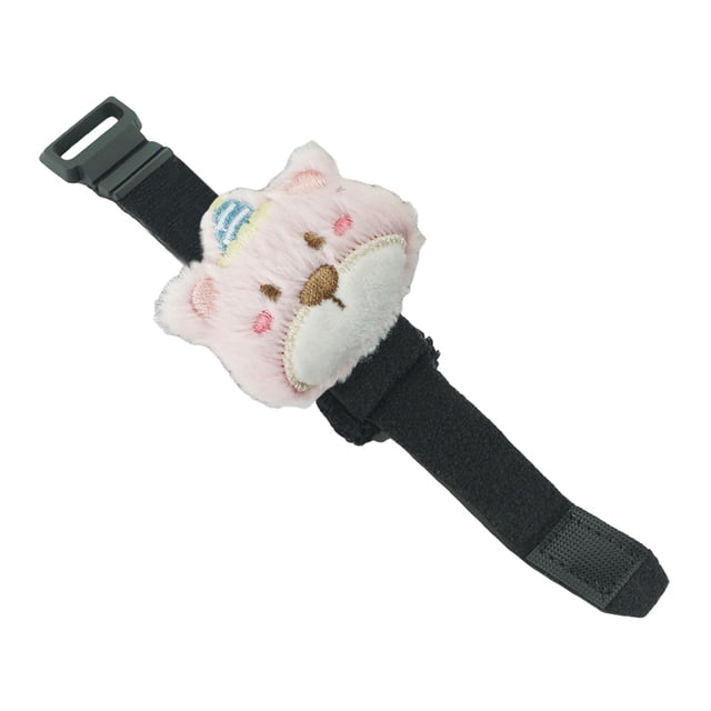 HILABEE Amortisseur de Cordes de Guitare Basse Réglable en Polyester Réduction de Bruit pour Pink Cake Bear