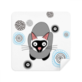 thumbnail image 1 of Siamese Kitten Gray Cat Animal Glasses Cloth Screen Cleaner Suede Fabric 2 Pack, 1 of 2