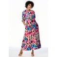 thumbnail image 4 of Woman Within Plus Size Petite Roll-Tab Sleeve Crinkle Shirtdress, 4 of 4