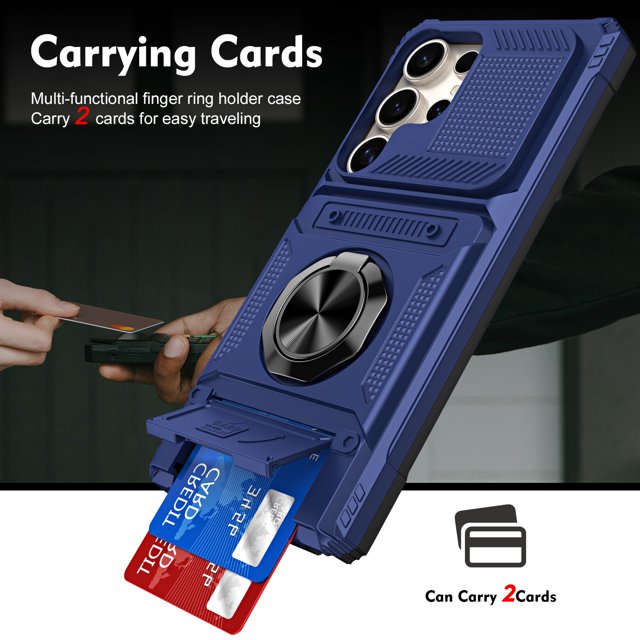 Fashion Case with Holder Stander Kickstand Drop Resistant Shockproof Case For Samsung Galaxy S25 Ultra