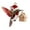 D, variant on Christmas Hummingbird Ornaments 2025 Santa Hat Bird Decorations Christmas Tree Hanging Decor Gift for Women Outdoor Yard Door Window Holiday Decoration