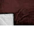 thumbnail image 4 of PAVILIA Plush Sherpa Fleece Blanket Throw, Twin, Brown | Soft, Warm, Fuzzy Throw for Couch Sofa | Solid Reversible Cozy Microfiber Fluffy Blanket, 60x80, 4 of 7