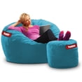 thumbnail image 1 of Puff Cama Individual Baggy 2 en 1 Turquesa 100 x 180 cm, 1 of 3