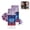 A, variant on High-Shine Glitter & Sequins – Red, White & Blue Star-Shaped Glitter Stick for Face & Body; Patriotic 250th Celebration & Sports-Themed Makeup(A,1PC)