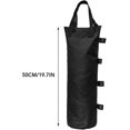 thumbnail image 4 of 4 piezas de bolsa de peso de arena para patas de toldo emergente, carpa, sombrilla, bolsa con peso para pies (negro, 15 x 50 cm), 4 of 5