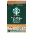 thumbnail image 2 of Starbucks K-Cup Pods Blonde Roast Ground 100% Arabica Veranda Blend Coffee 10 - 0.42 oz Pods, 2 of 3