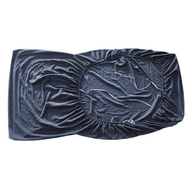 Funda de silla sin brazos, funda de sofá individual, fundas de silla elásticas con acento moderno Gris oscuro