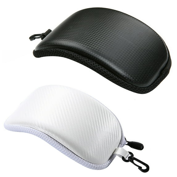 Cheers.US Sunglasses Soft Case Ultra Light Zipper Eyeglass Case with Belt Clip Goggle Protector Case Waterproof Cool Easy to Carry Sports Glasses Case for Outdoor