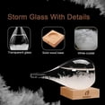 thumbnail image 3 of Predicador del clima Storm Glass en forma de gota F FOXKEY, 3 of 6