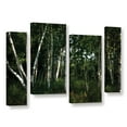 thumbnail image 2 of ArtWall Kevin Calkins "Birch Grove in Sunlight" 4-Piece Gallery-Wrapped Canvas Staggered Set, 2 of 2