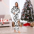 thumbnail image 7 of FORMRS Onesies Pajama for Adults Unisex Hoodie Winter Jumpsuit One Piece Sleepwear, Sizes S-2XL, Cow Spots, 7 of 7
