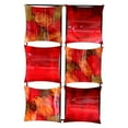 thumbnail image 1 of HomeRoots 294492 Dina Vertical 6-Panel Metal Wall Decor  Lacquered, 1 of 1