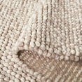 thumbnail image 5 of SAFAVIEH Natura Feride Solid Braided Wool Runner Rug, Beige, 2' x 14', 5 of 11