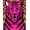 Pink, Pattern 1, variant on ODIKA 8'x10' Machine Washable Non-Slip Area Rug, Whimsical Striped Predator Cartoon Bath with Playful High Traffic Rug, Pink, 723541