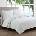 thumbnail image 2 of American Home Fashion Estate Collection Leaf Stitch II Quilt Set White Twin 2 Piece, 2 of 5