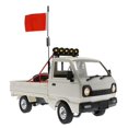 thumbnail image 3 of Kits de remolque de camión con luces de tejado y neumáticos de repuesto y actualización de decoración inconfundible para per per per acce rojo rojo yotijar Marco de remolque de coche RC, 3 of 5