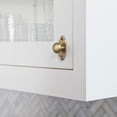 thumbnail image 7 of Goo-Ki 6 Pack Brushed Bronze Cabinet Knobs with Backplate for Drawer Cupboard, Single Hole/Screw Drawer Knob Pulls Handle Zinc Alloy Hardware (8611-G013), 7 of 7