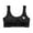 Black, variant on Girls Ribbed Bralette with Adjustable Straps Comfortable Training Camisole for Teens Students 10-15 Years Girls Bras Pink,One Size