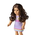 thumbnail image 2 of American Girl Truly Me 18-inch Doll #121 with Brown Eyes, Dark-Brown Hair, Lt-to-Med Skin, T-shirt Dress, For Ages 6+, 2 of 5