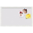thumbnail image 2 of PinPix 24x14 Custom Cork Bulletin Board Light Grey Diamond Poster Board Has a Fabric Style Canvas Finish, Framed in Light Grey Diamond, by ArtToFrames (PinPix-524), 2 of 6